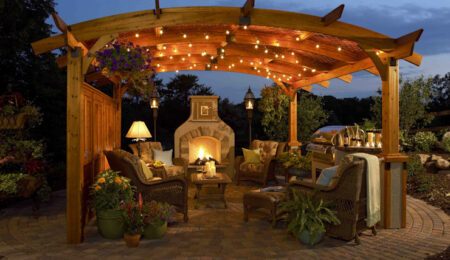 برجولات خشبية