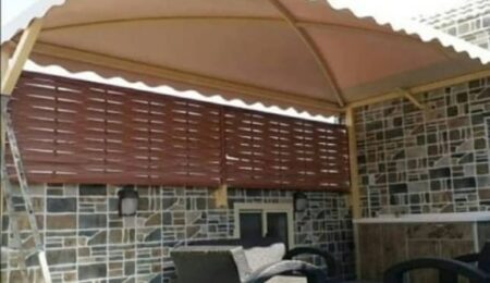 حداد مظلات وسواتر حي الشفاء