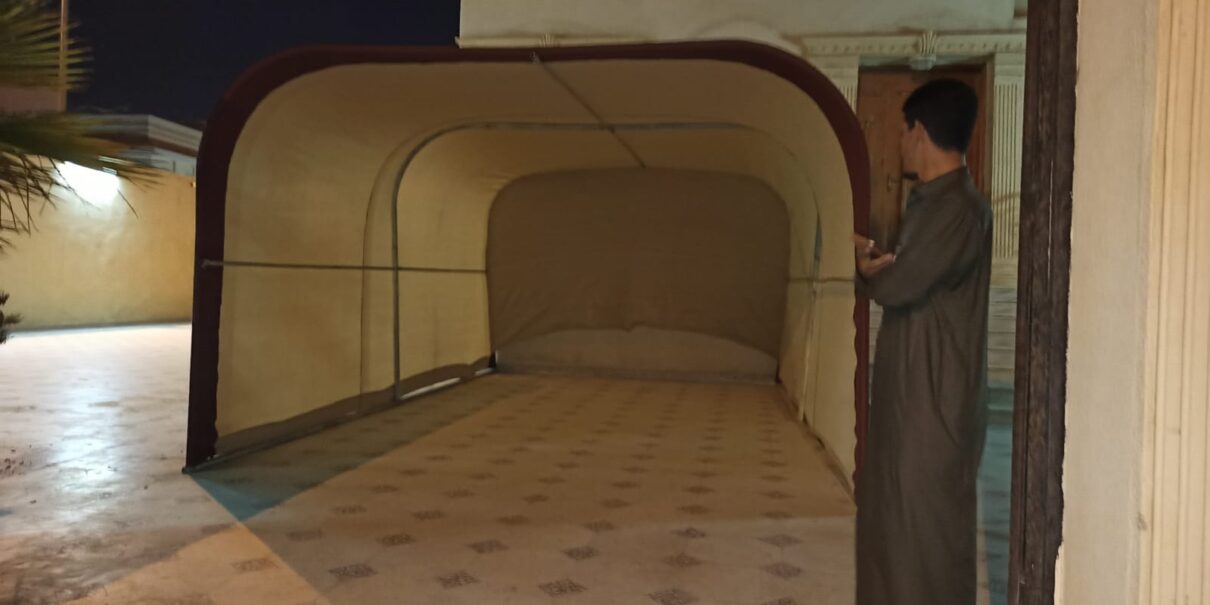 مظلات سيارات متنقله