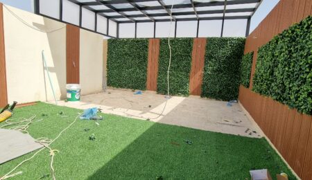 مظلات شفاف ومظلات قماش خشبي