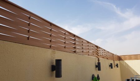 سواتر حي عرقة والدرعية