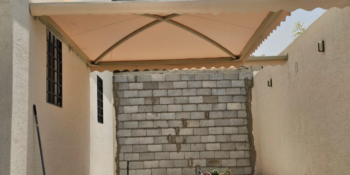 مظلات خارجية قماش